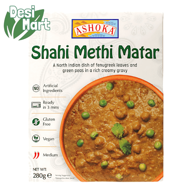 Ashoka RTE Shahi Methi Matar 10X280g