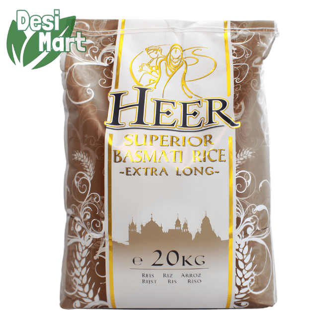 Heer Basmati Rice 20KG