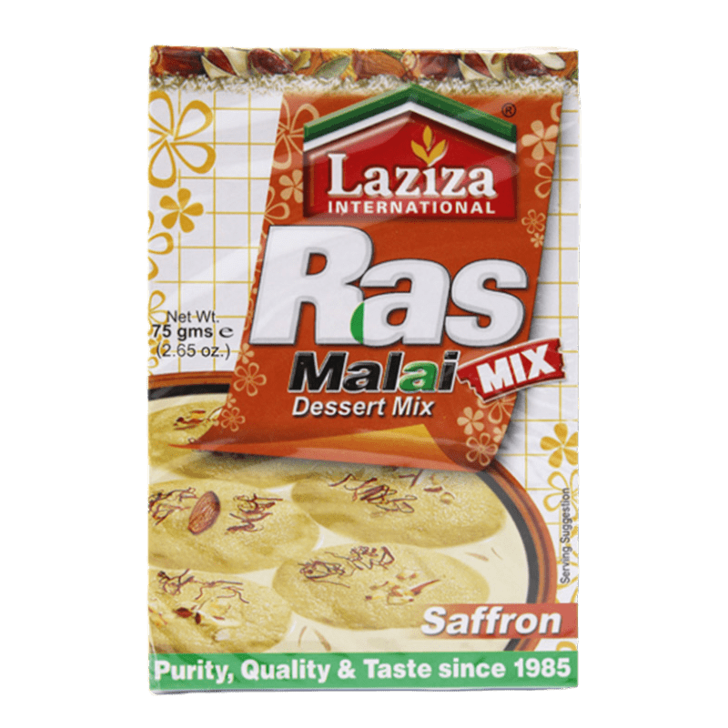 Laziza Rasmalai Saffran 6X75g